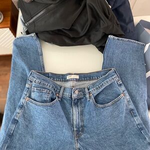 Levi's Signature Blue Jeans Hemmed